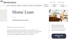 Investec Home loan
