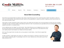 Credit Matters Debt counsellor